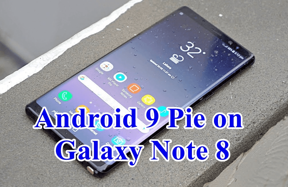 Install android pie note 8